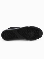 Men's high-top trainers T304 - black