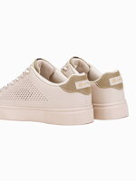 Men's high-top trainers T384 - beige