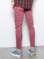 Men's pants chinos P1059 - dark red