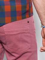 Men's pants chinos P1059 - dark red