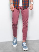 Men's pants chinos P1059 - dark red