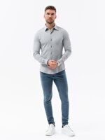 Men's shirt with long sleeves K540 - grey