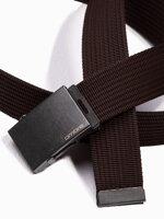 Men's sackcloth belt A376 - brown