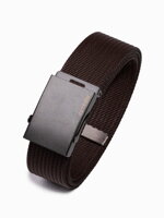 Men's sackcloth belt A376 - brown