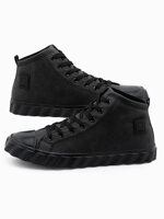 Men's ankle shoes T374- black
