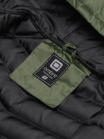 Men's mid-season quilted jacket C368 - green