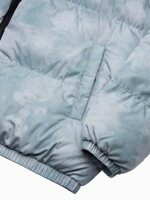 Men's winter jacket C529 - light blue
