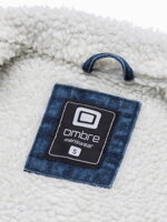 Men's mid-season jacket C523 - indigo