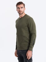 Men's sweatshirt - dark olive B1349