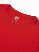 Men's plain longsleeve L138 - red