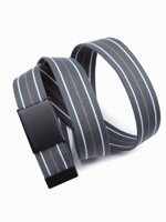 Men's sackcloth belt - grey A648