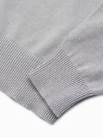 Men's sweater E190 - grey melange