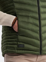 Men's quilted vest - dark green V54