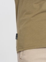 Men's printed cotton t-shirt - olive V2 S1735