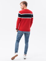 Men's sweater E190 - red