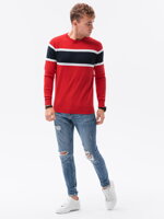 Men's sweater E190 - red