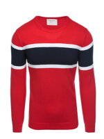 Men's sweater E190 - red