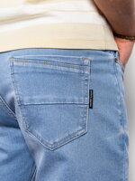 Men's denim pants SKINNY FIT - light blue V4 OM-PADP-0101
