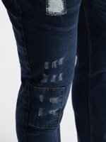 Men's jeans SKINNY FIT - dark blue P1060