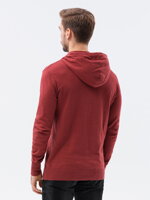 Men's sweater E187 - dark red