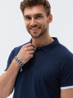 Pánska polokošeľa Ombre S1382 - tmavomodrá