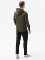 Men's zip-up sweatshirt - olive B977