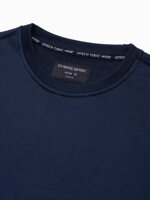 Men's plain sweatshirt B978 - navy