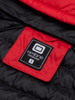 Men's quilted vest V53 - red