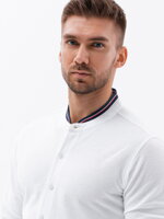 Men's shirt with long sleeves K542 - white