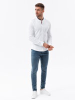 Men's shirt with long sleeves K542 - white