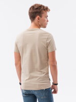 Men's plain t-shirt S1370 - warm grey