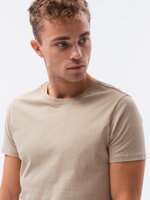 Men's plain t-shirt S1370 - warm grey