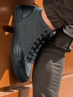 Men's casual sneakers - black T377