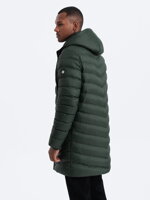 Men's winter jacket - dark olive C555
