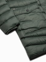 Men's winter jacket - dark olive C555