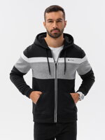 Men's hooded sweatshirt - black V4 B1420