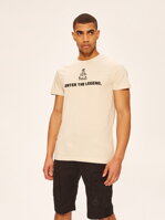 Men's printed T-shirt DKR V 0422 S1832 - beige