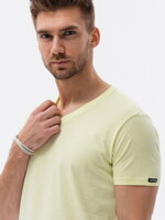 Men's plain t-shirt S1369 - lime
