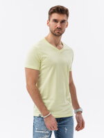 Men's plain t-shirt S1369 - lime