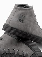 Men's ankle shoes T374- grey