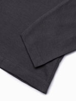 Men's plain longsleeve L133 - dark grey