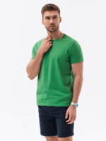BASIC men's cotton t-shirt - green V20 S1370