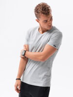 Men's plain t-shirt S1369 - grey