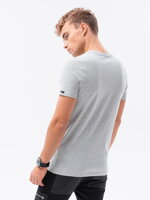 Men's plain t-shirt S1369 - grey