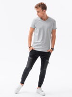 Men's plain t-shirt S1369 - grey