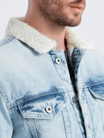 Men's mid-season jacket C523 - jeans