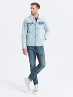 Men's mid-season jacket C523 - jeans