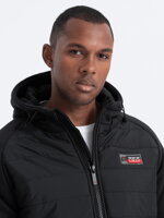 Men's mid-season jacket - V1 black C601