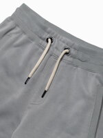 Men's short shorts with pockets - gray V13 OM-SRBS-0109