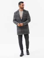 Men's coat C431 - black